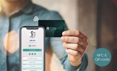 digital business card on phone with nfc|electronic business cards australia.